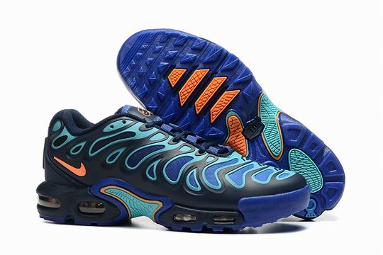 Cheap Nike Air Max Plus Drift Blue Black Orange Men's Shoes-247 - Click Image to Close